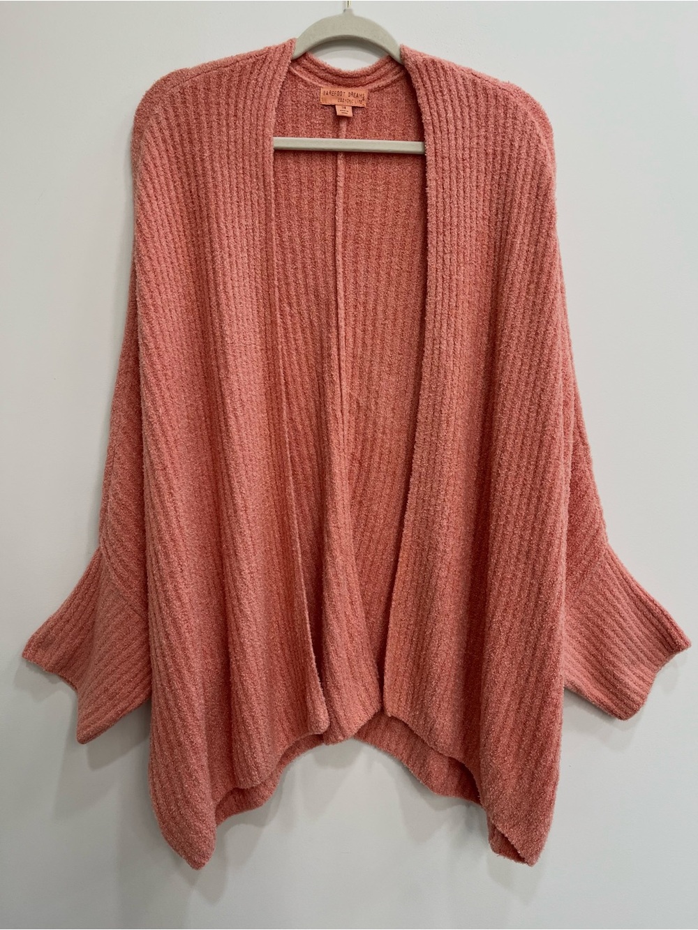 BAREFOOT DREAMS CozyChic Lite Ribbed Shrug Cardigan Plus Size 3X